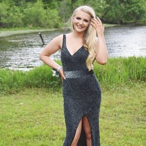 Mac Duggal Black Gown